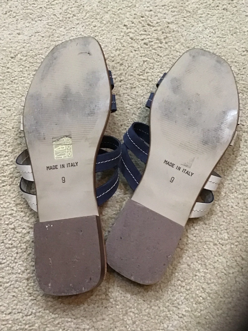 Coach and Four Tan Leather Sandals Sz 9